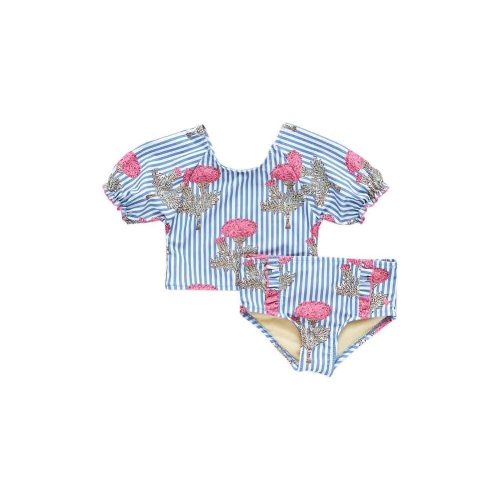 Pink Chicken Lexi Tankini - Blush Marigold Stripe - Picture 2 of 2